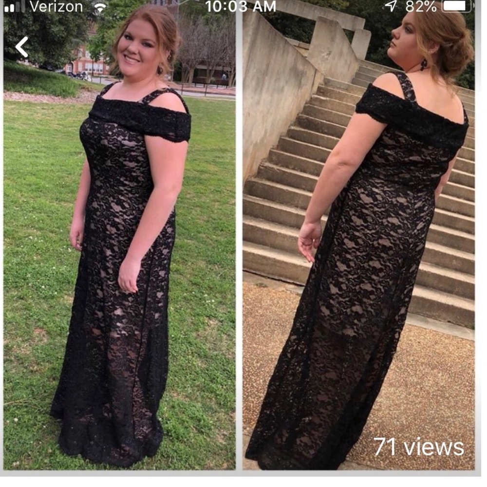 Long black dress